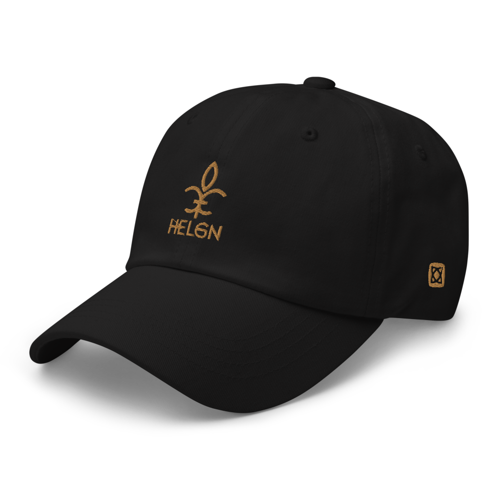 HELGN SIGNATURE HAT | BLACK & GOLD